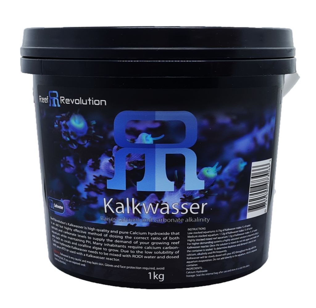 Two little fishes kalkwasser reactor and 3 tubs of kalk